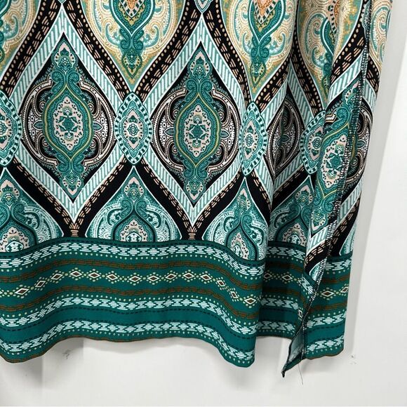 Chico's Size 0 ( Small 4-6 ) Multicolor Elastic Waist Pull-On Maxi Skirt - Picture 8 of 8